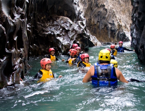 The gorges of Alcantara and gorges of Tiberius