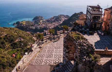 Castelmola-veduta dall'alto